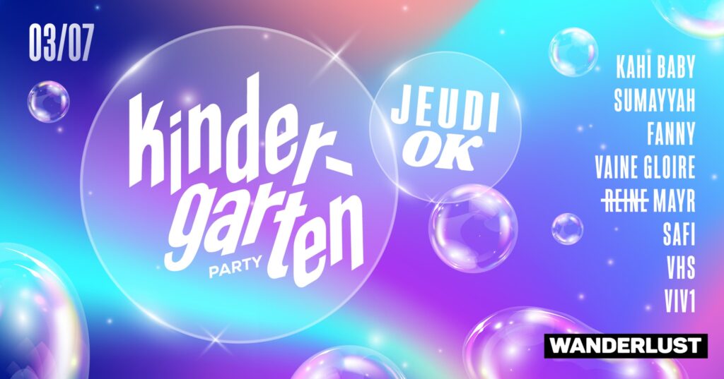 03 Juillet Wanderlust Jeudi OK - Kindergarten