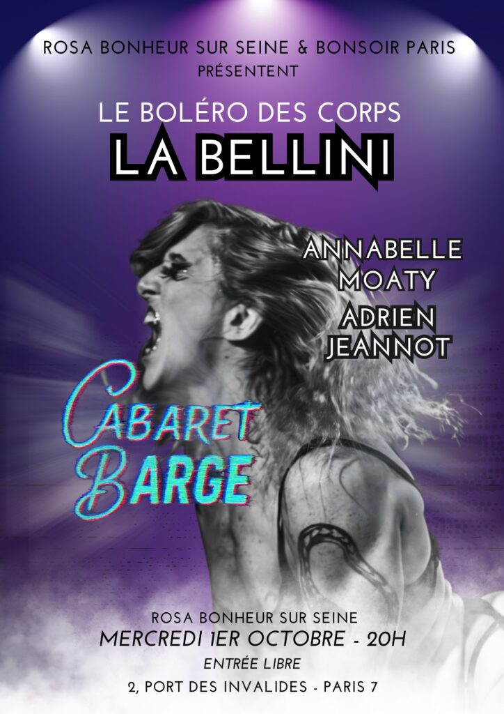 Cabaret Barge, le nouveau rendez-vous Queer du Rosa Bonheur sur Seine.