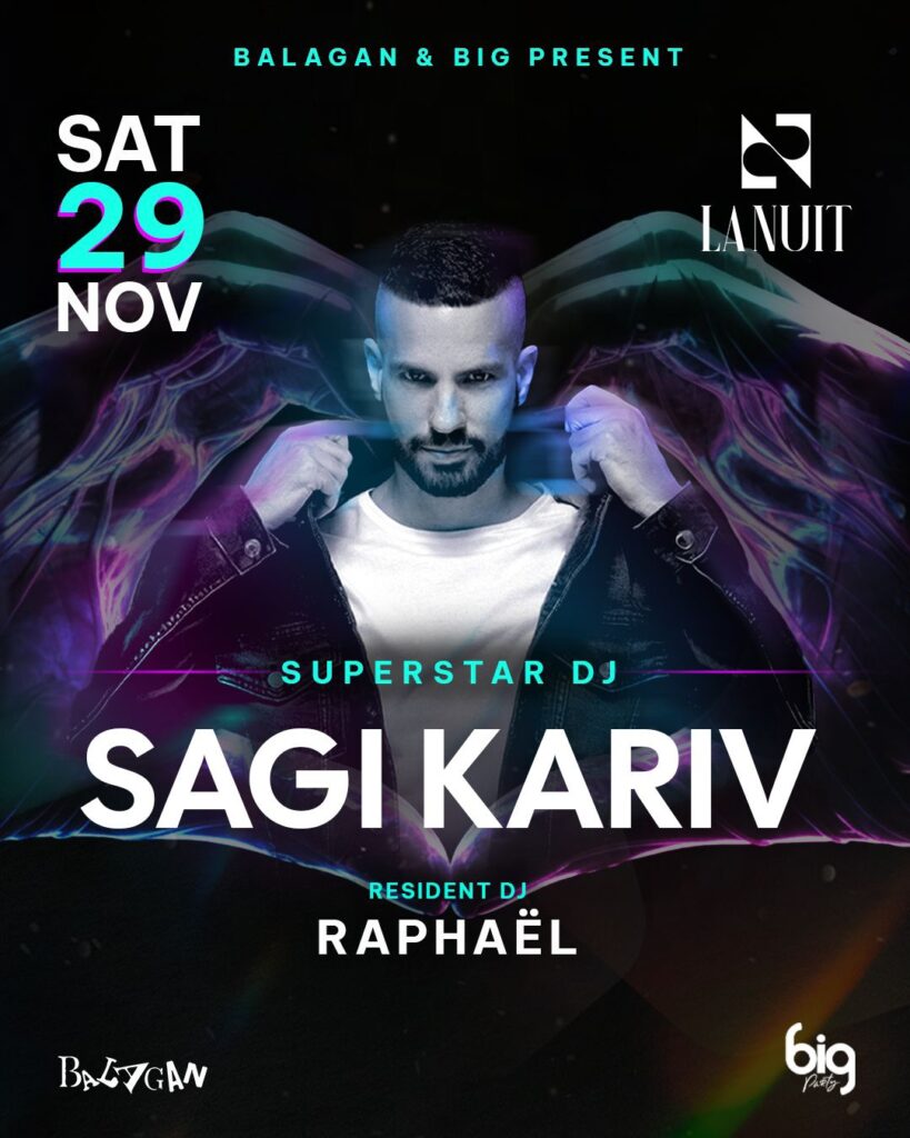 29 Nov SAGI KARIG in Paris