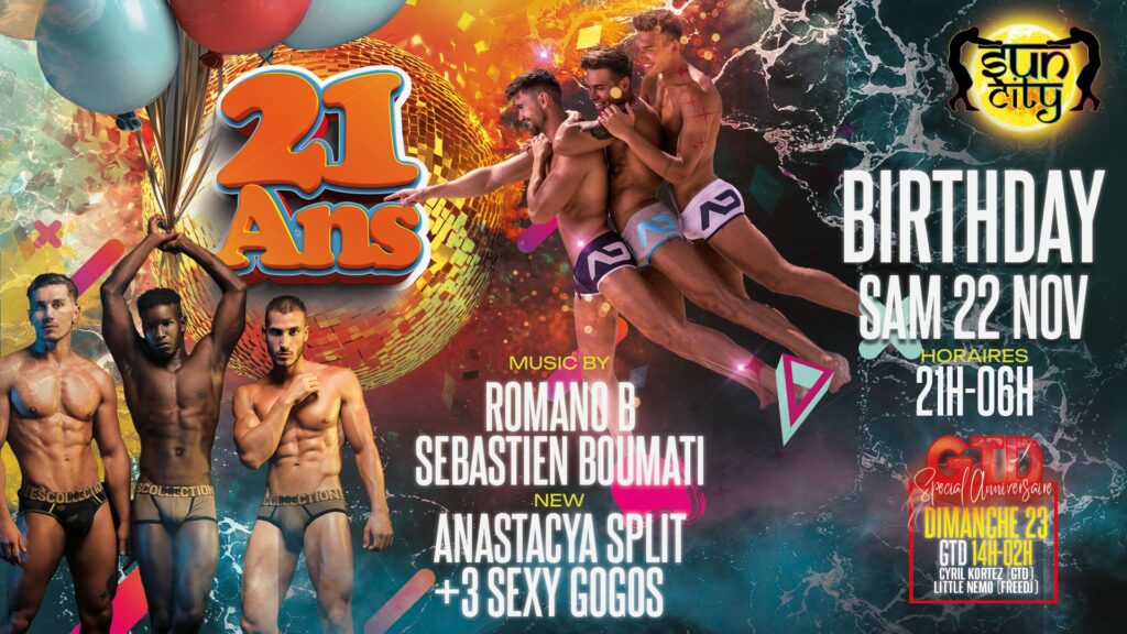 23 Nov Sun City 21 ans Mega Pool Parties