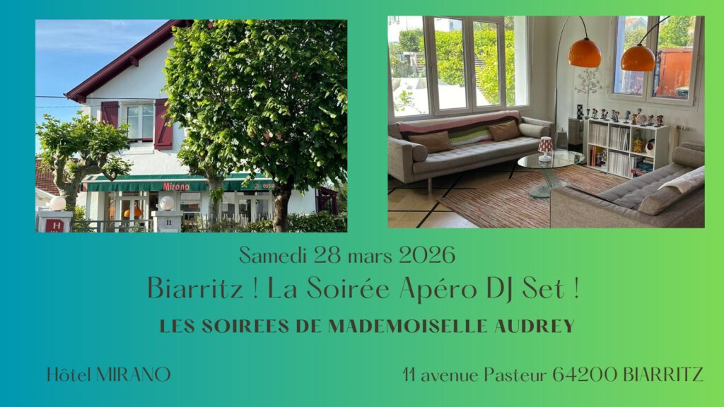 28 Mars Les Soirées de Mademoiselle Audrey