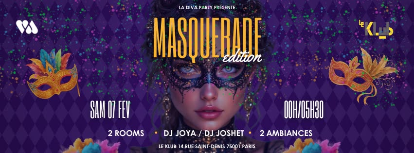 DIVA MASQUERADE SOIRÉE LESBIENNE