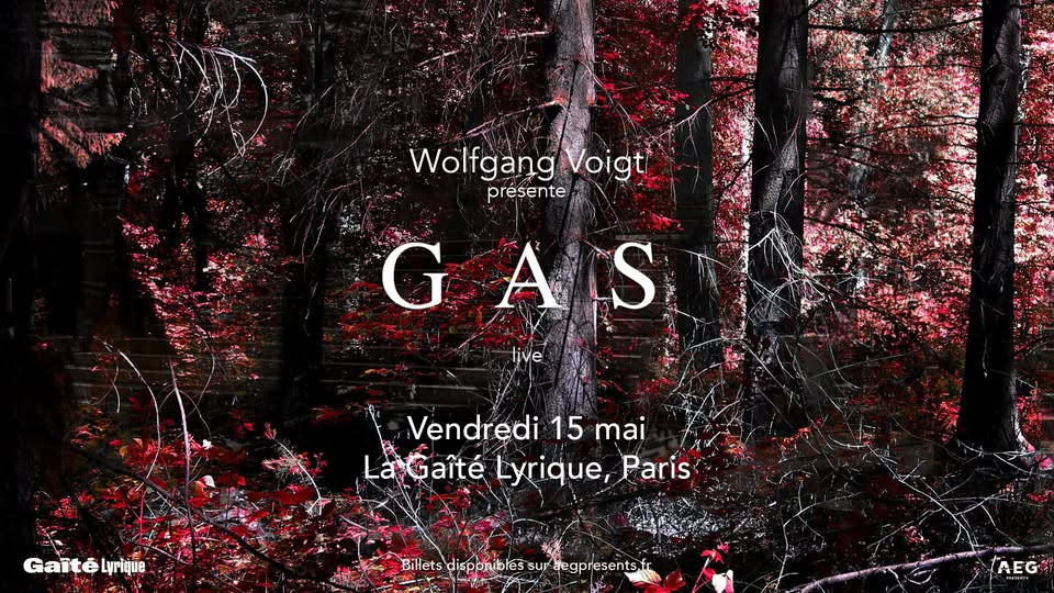 WOLFANG VOIGT presents GAS live • La Gaîté Lyrique