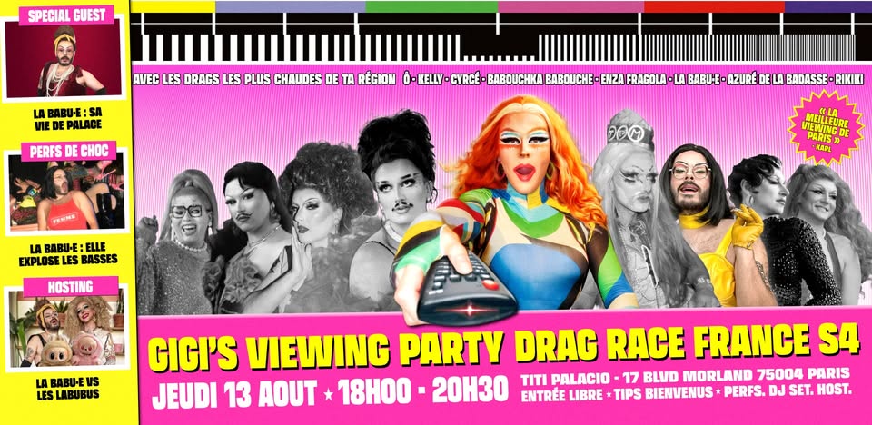 GIGI’S VIEWING PARTY - DRAG RACE FRANCE SAISON 4! - EP 06!