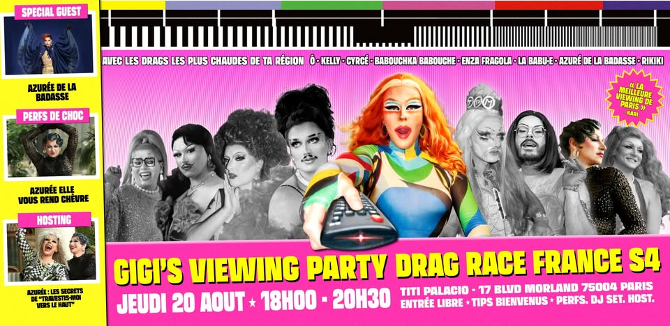 GIGI’S VIEWING PARTY - DRAG RACE FRANCE SAISON 4! - EP 07!