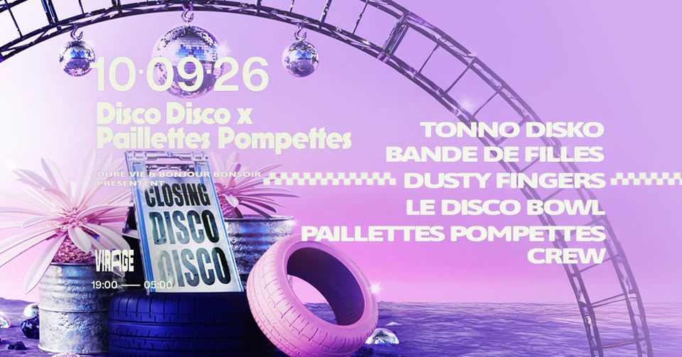 DISCO DISCO x Paillettes Pompettes