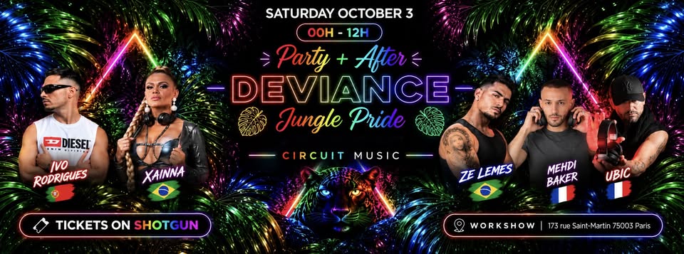 DEVIANCE Pride Paris - Party + After